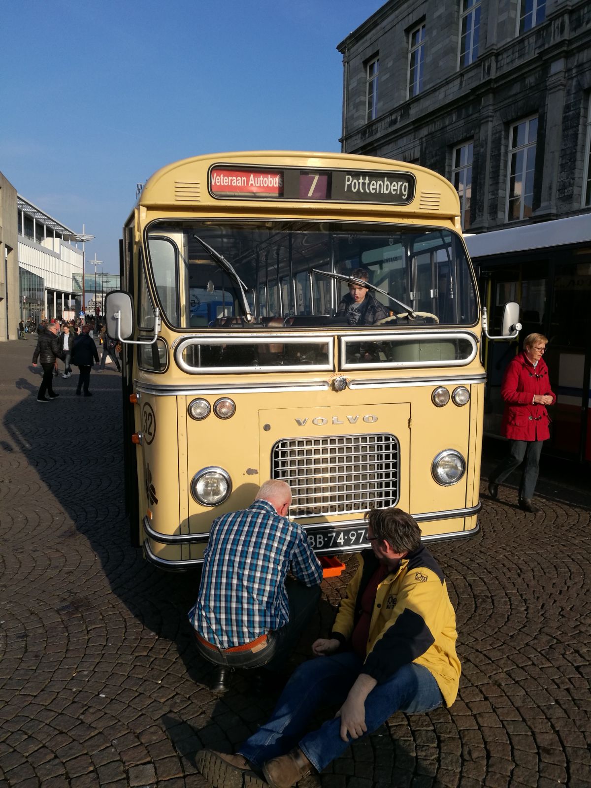 Stichting Veteraan Autobussen 50 Jaar Bus 32 Stadsbus Maastricht Een 